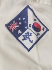 Soo Bahk Do Uniform OUTFIT Martial Arts Adults SMALL 3/160 AUSTRALIA Korea
