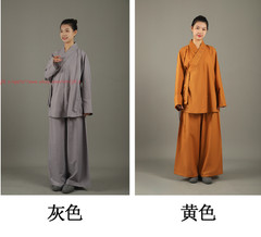 Unisex Buddhist Zen Clothing Shaolin Monk Kung Fu Martial Arts Wushu Uniforms