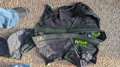 Hawk BJJ Gi Black Green K0