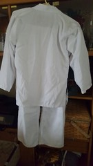 ProForce Karate Tae Kwon Do Uniform (Elastic Drawstring) Size 1, White