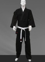 KANKU New Karate Uniform 12 oz Heavy Weight Black and White Martial ARTS