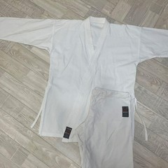 Shureido K-9 Karate Gi Uniform Set Jacket Pants Size 3.5 White Cotton Japan Made