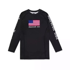 Shoyoroll Batch 151 24 Americana Training Rashguard LS Fitted Shorts bjj MMA