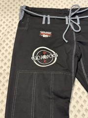 Giornogi BJJ Gi Pants A0 Black Ripstop 100% Cotton Jiu Jitsu Martial Arts Pants
