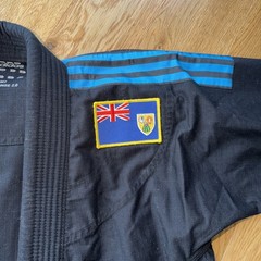 Adidas Black Gi Turks & Caicos Ju Jitsu Team