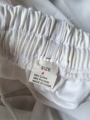 Size 4 Costume UTC Martial Arts Karate United TaeKwonDo Center Uniform White
