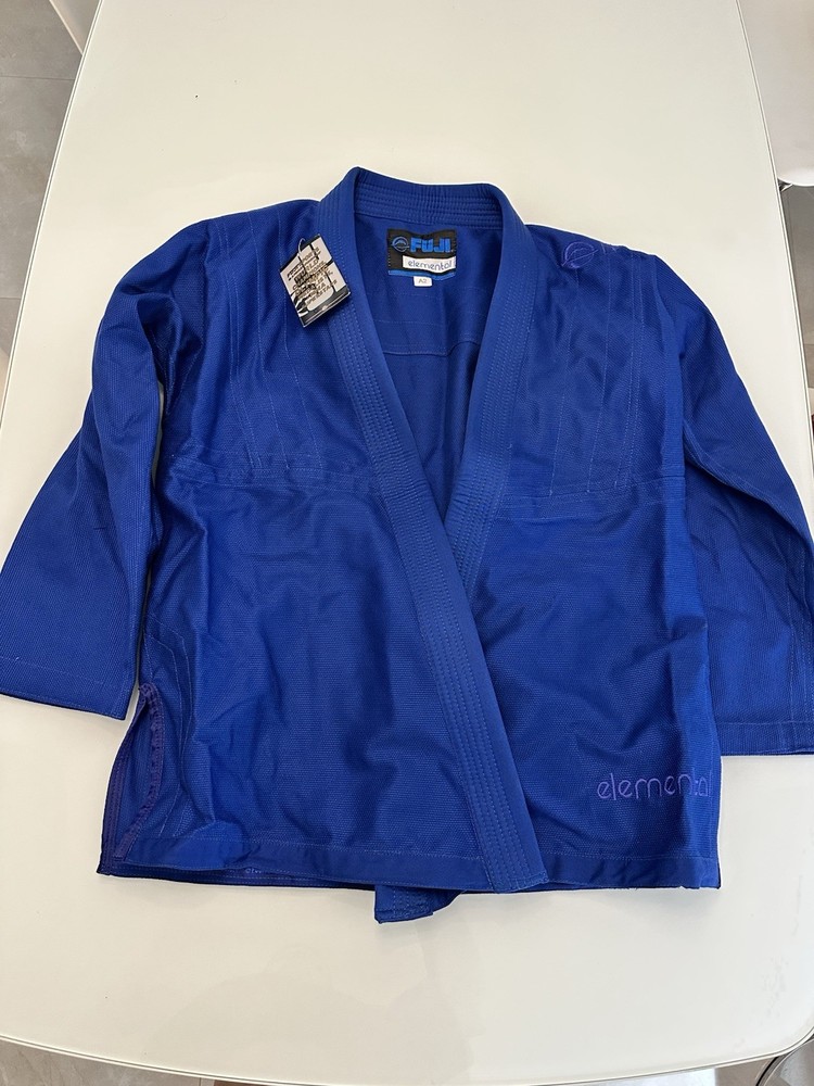 NWT Fuji Sports Elemental Mens Brazilian Jiu Jitsu Gi Blue JACKET NEW