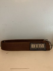 Vintage On The Mat Jiu Jitsu Street Belt BJJ Size L Large Brown Belt Grappling