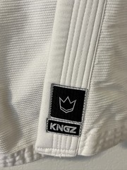 Kingz ONE BJJ Gi Set White A1 Brazilian Jiu Jitsu Jacket and Pants Adult Uniform