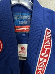 Gracie Barra Kimono Gi Jacket Youth Y5 Blue MMA Jiu Jitsu Uniform TOP ONLY