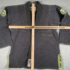 Kingz Balistico BJJ Gi Jacket A2 Large Gray Mens Jiu Jitsu Kimono Carlson Gracie
