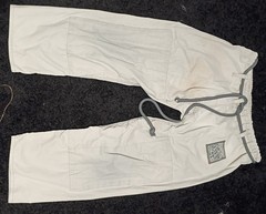 Break Point White Jiu-Jitsu Gi Uniform set a2 Jacket & Pants Adult Unisex Size 1