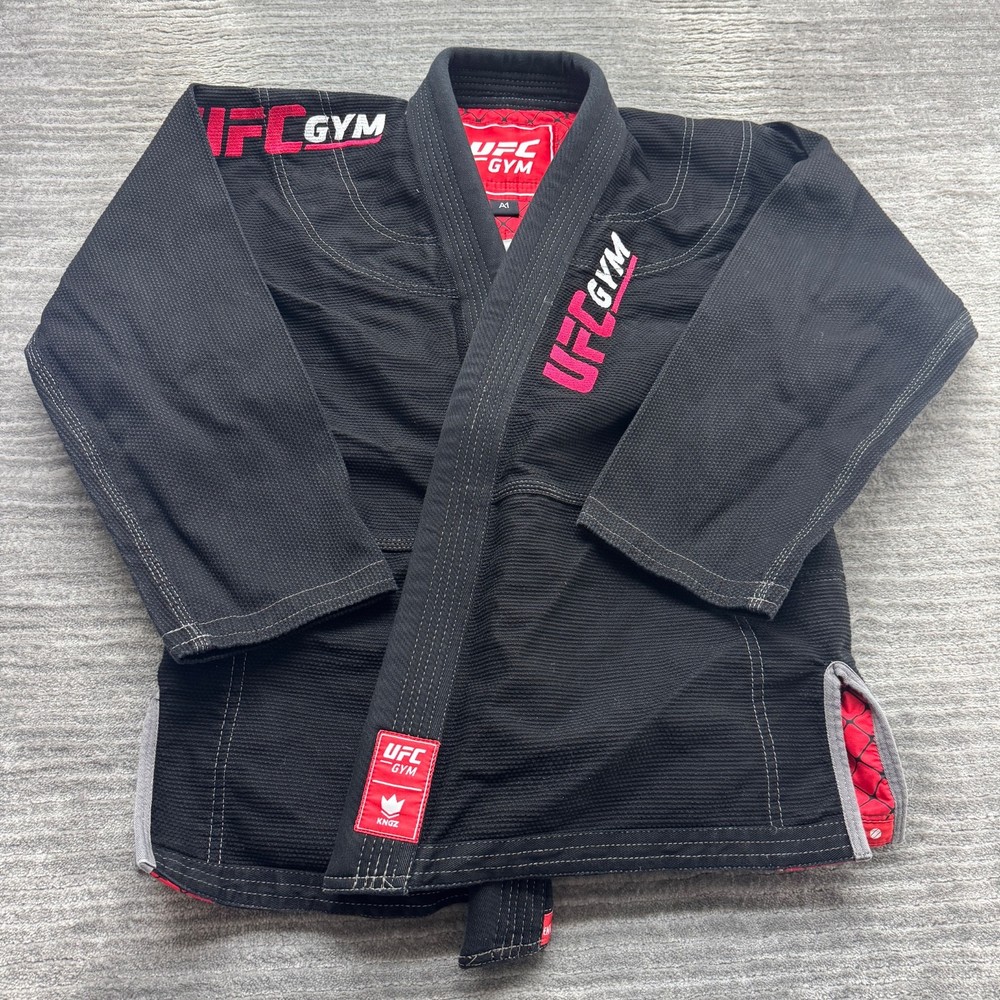 UFC Gym Gi Top Size A1 Youth KNGZ Jiu Jitsu BJJ Brazilian MMA Black