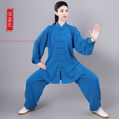 Women Men’s Chinese Traditional Tai Chi Uniforms Cotton Kung Fu Clothing Suits