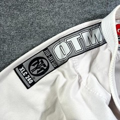 OnTheMat Jiu-Jitsu A2 Jacket Mens White Cotton Martial Art GI Uniform Training