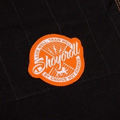 Shoyoroll Ember Competitor 23.2 Black JIU JITSU Kimono Uniform 450 GSM With Bag
