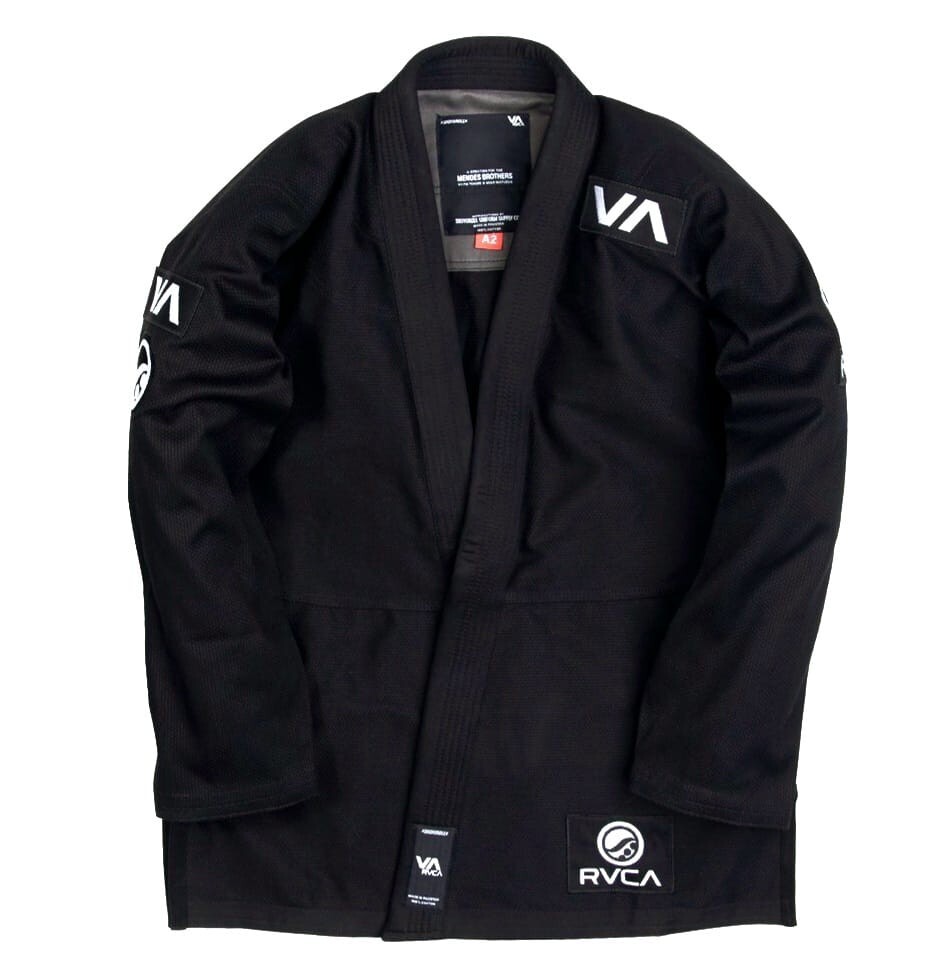 Shoyoroll BJJ gi Kimono RVCA V2 Batch 60 Uniform 450 GSM Black *with Bag*