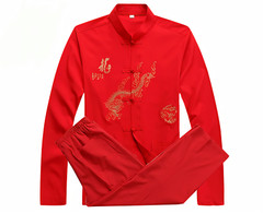 M-3XL 2pcs Traditional Chinese Style Clothes – Wu Shu / Kung Fu Uniform For Men