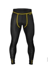 Star Wars Sanabul Men’s X-Large Galactic Logo Long Tights Black Yellow