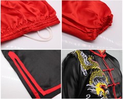 Silk Kung Fu Tai Chi Uniform Martial Arts Changquan Suit Dragon Embroidery Hot