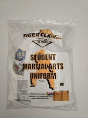 Tiger Claw TC 2000 Student Martial Arts Uniform With Embroidered Patches Size 00
