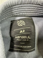 Sanabul Jiu Jitsu Gi Adult Aize A2 Gray Brazilian BJJ Kimono No Belt Heavy