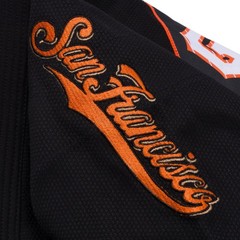 Albino and Preto A&P x ’47 MLB Giants Black 450 GSM Jiu Jitsu Uniform