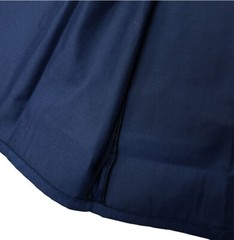 IAIDO broad SLEEVE Navy blue GI large sleeves Tetron jacket japanese kimono top