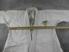 Romulo Melo Brazilian Jiu-Jitsu Gi Jacket Mens Small White A1 Patch Logo