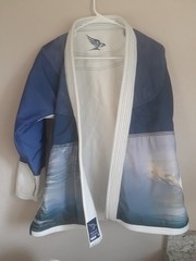 habrok viking size F2 jiu-jitsu MMA top with art work