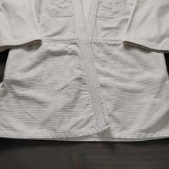 FUJI Gi White Martial Arts Kimono Top Size 3 Jiu Jitsu MMA Karate No Belt