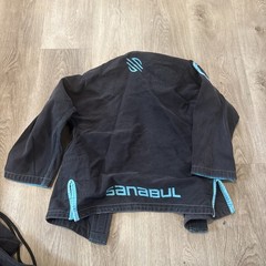 Sanabul Jiu Jitsu gi Kids Youth K2 Black