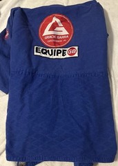 Gracie Barra Kimono Gi Tops Lot Of 3 Adult A5 Jiu Jitsu BJJ Blue White MMA XXL