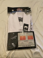 Venum Contender 2.0 Brazilian Jiu-Jitsu BJJ MMA Kimono Gi Uniform White A1 NWT