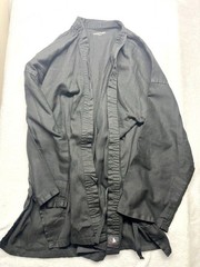 Century Karate Gi Jacket Size 6 Black Pre Owned