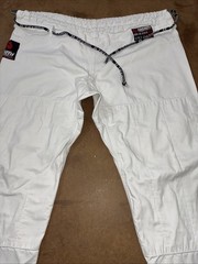 Tatami Nova Jiu Jitsu Gi Men’s Fighter Pants White Sz 40X30 Baggy MMA Wear