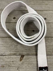 Elite Sports Japanese Design Taekwondo/Karate/Ju Jitsu White Belt Size 000