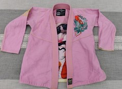 Fluory Pink Koi Fish BJJ Gi Jacket Only – Women’s F1/F2 (Fits Small/Medium)