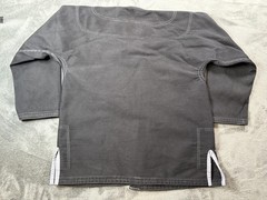 Your Jiu Jitsu Gear Gi Coat Adult Sz A2 BJJ Jacket Top Black 100% Cotton Kimono