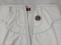 Break Point BJJ Gi Jacket Sz A2 White Relson Gracie Academy Patch Shark