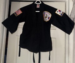 Sun Kum Sung Martial Arts Tae Kwon Do Uniform Jacket Boys XS Black USA Gi