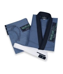Worios kids Competition Limited Edition JiuJitsu Gi Gray/Black (Elastic Waist)