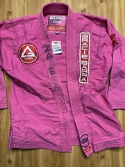 Gracie Barra Equipe GB Edition Lite Kimono Brazilian Jiu-Jitsu Gi PINK Youth Y4
