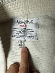 Hooks V5 Kimono Men A1L White Jiu Jitsu MMA Martial Arts Top Cotton