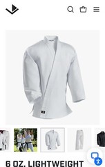 Century White 6oz Light weight Martial Arts Uniform Gi Size 000