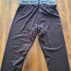 Men’s NWT Small Black Bjj Spats By Elite