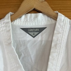 Century White USA Martial Arts Top Shirt Unisex Size 4