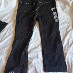 GUC Black Venum BJJ Gi Challenger Ji Jitsu Uniform & Bag (Size A2)