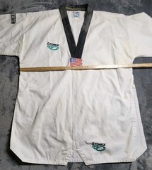 Otomix Performance Martial Arts Taekwondo Dobok Uniform Top Unisex 4 White Z*