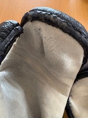 Japanese Kendo Kote Gloves Armor Navy Blue Size L Traditional